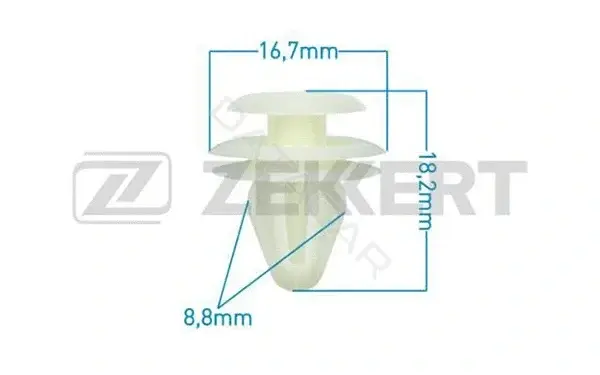 Клипса молдинга ZEKKERT BE-1995