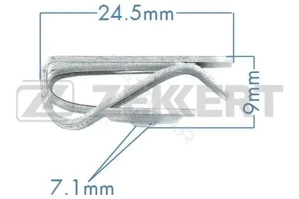 Клипса молдинга ZEKKERT BE-2019