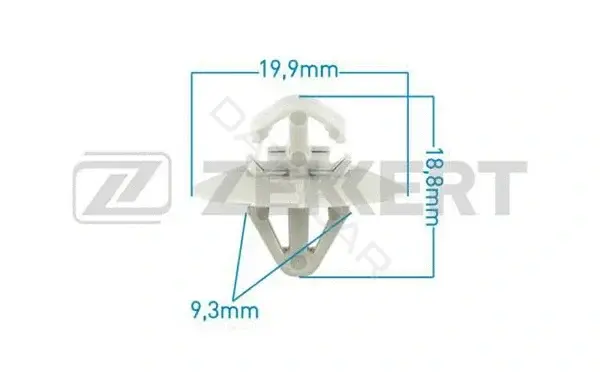 Клипса молдинга ZEKKERT BE-2134
