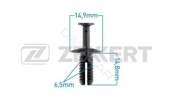 Клипса молдинга ZEKKERT BE-2203