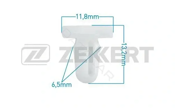Клипса молдинга ZEKKERT BE-2617