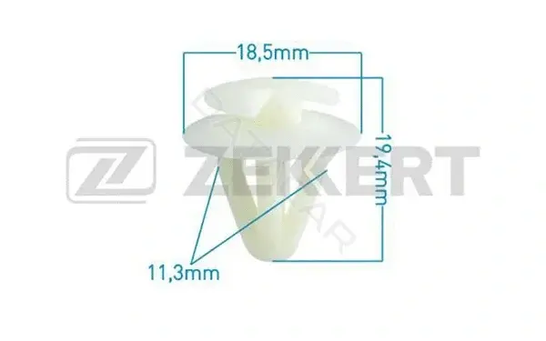 Клипса молдинга ZEKKERT BE-2680