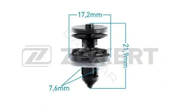 Клипса молдинга ZEKKERT BE-2684