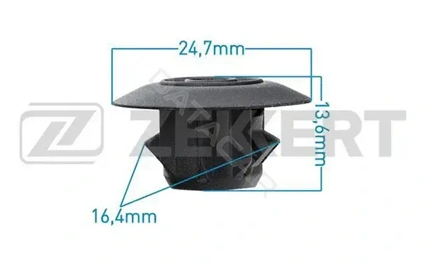 Клипса молдинга ZEKKERT BE-3006