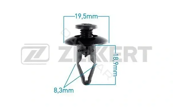 Клипса молдинга ZEKKERT BE-3156
