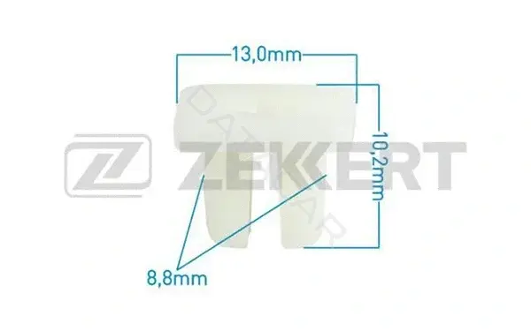 Клипса молдинга ZEKKERT BE-3269