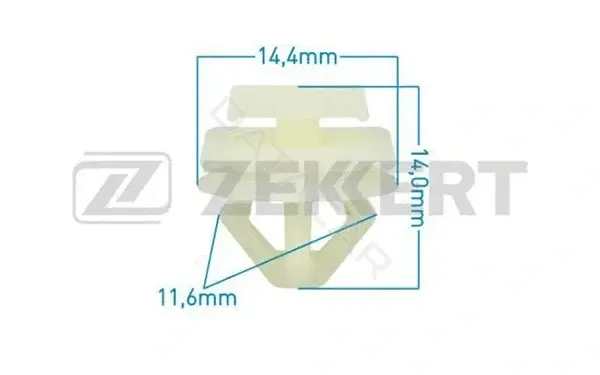 Клипса молдинга ZEKKERT BE-3283