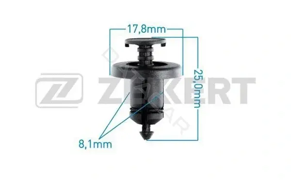 Клипса молдинга ZEKKERT BE-3316