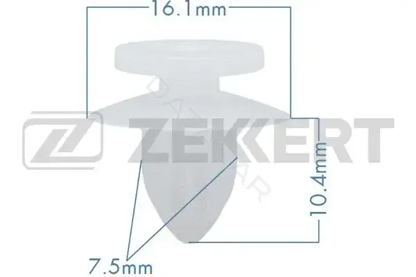 Клипса молдинга ZEKKERT BE-3436
