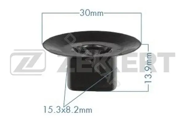 Клипса молдинга ZEKKERT BE-3502