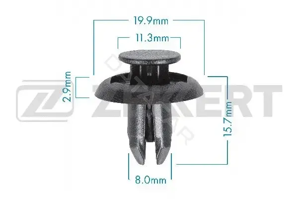 Клипса молдинга ZEKKERT BE-3613