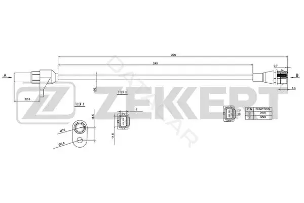 Датчик давления воздуха ZEKKERT SE-4029