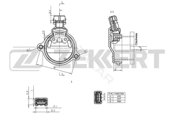 Блок управления двигателем ZEKKERT SE-4006