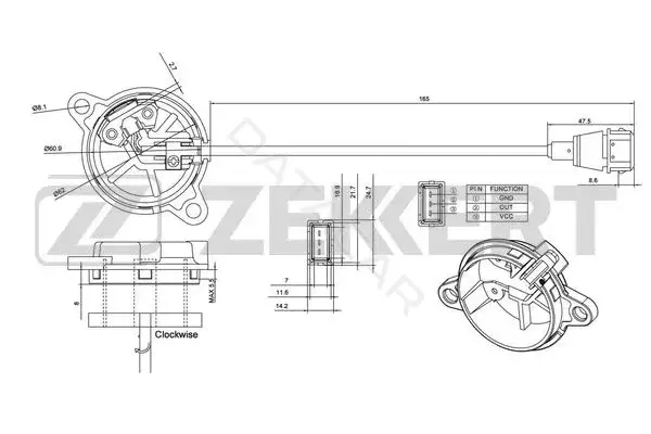 Блок управления двигателем ZEKKERT SE-5008