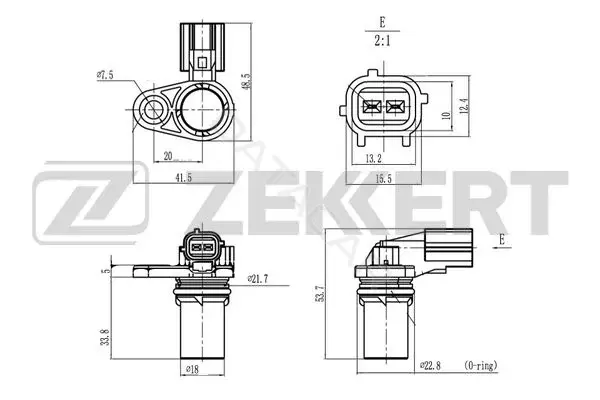 Датчик давления воздуха ZEKKERT SE-4087