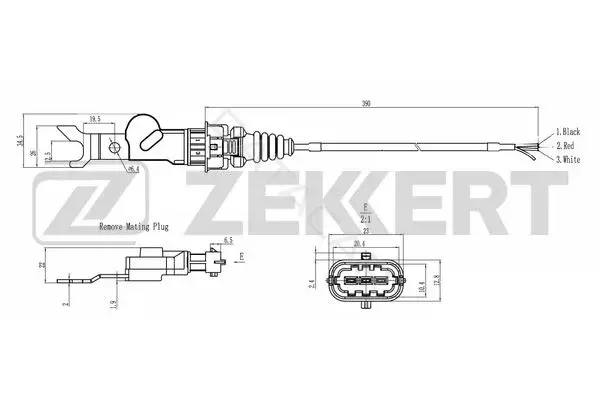 Датчик давления воздуха ZEKKERT SE-5021