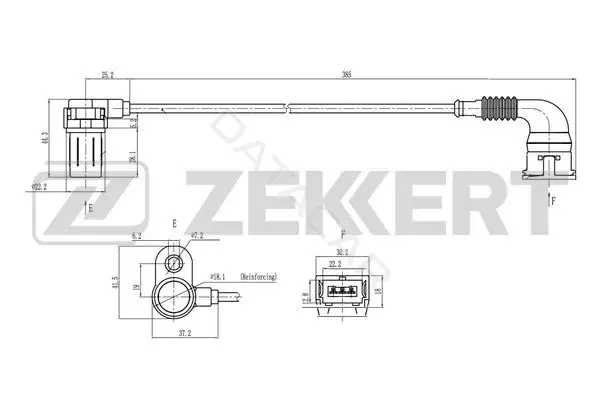 Датчик давления воздуха ZEKKERT SE-4117