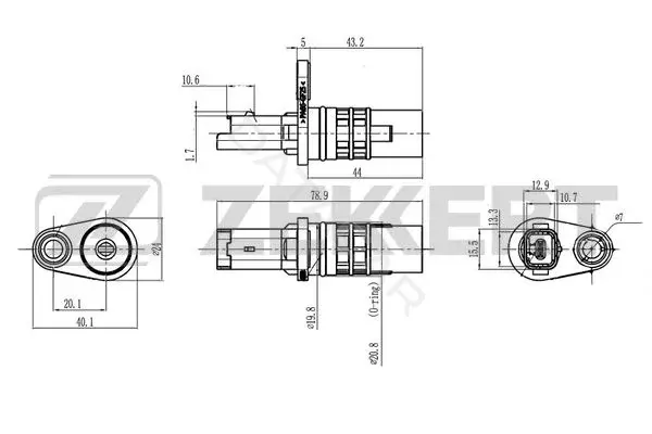 Датчик давления воздуха ZEKKERT SE-4115