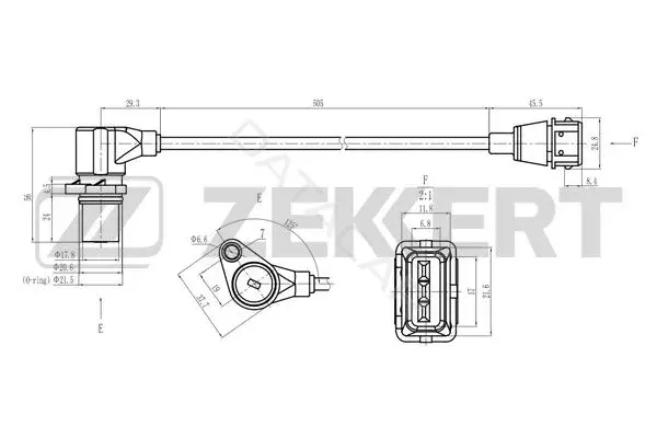 Датчик давления воздуха ZEKKERT SE-4052