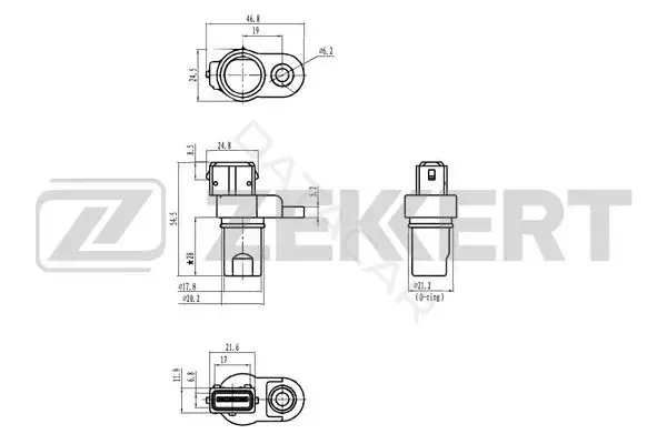 Датчик давления воздуха ZEKKERT SE-5019