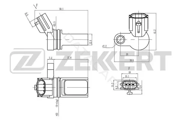 Датчик давления воздуха ZEKKERT SE-4120