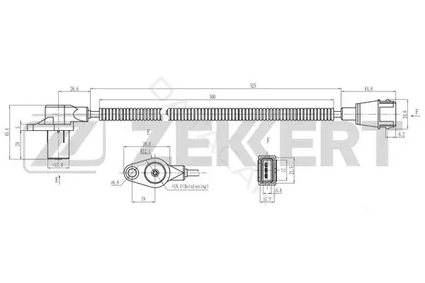 Датчик давления воздуха ZEKKERT SE-4104
