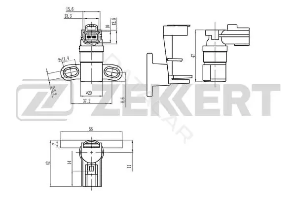 Датчик давления воздуха ZEKKERT SE-4059