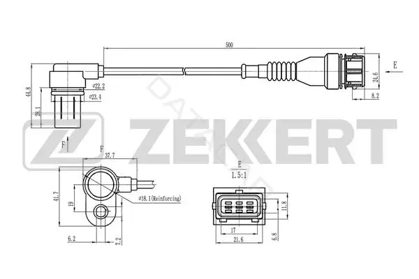 Датчик давления воздуха ZEKKERT SE-5030