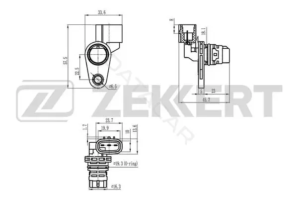 Датчик давления воздуха ZEKKERT SE-5029