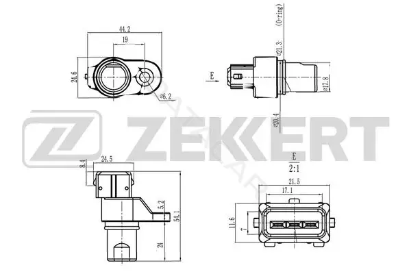 Датчик давления воздуха ZEKKERT SE-4065