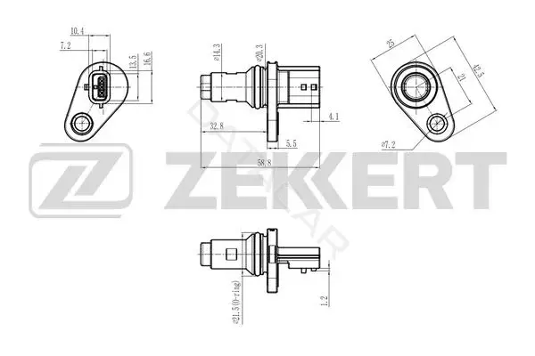 Датчик давления воздуха ZEKKERT SE-5037