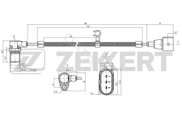 Датчик давления воздуха ZEKKERT SE-4046