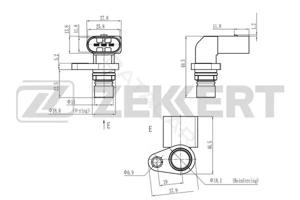 Датчик давления воздуха ZEKKERT SE-4093
