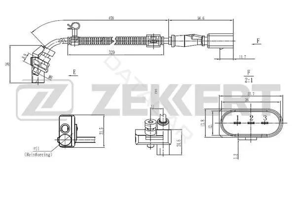 Датчик давления воздуха ZEKKERT SE-4061