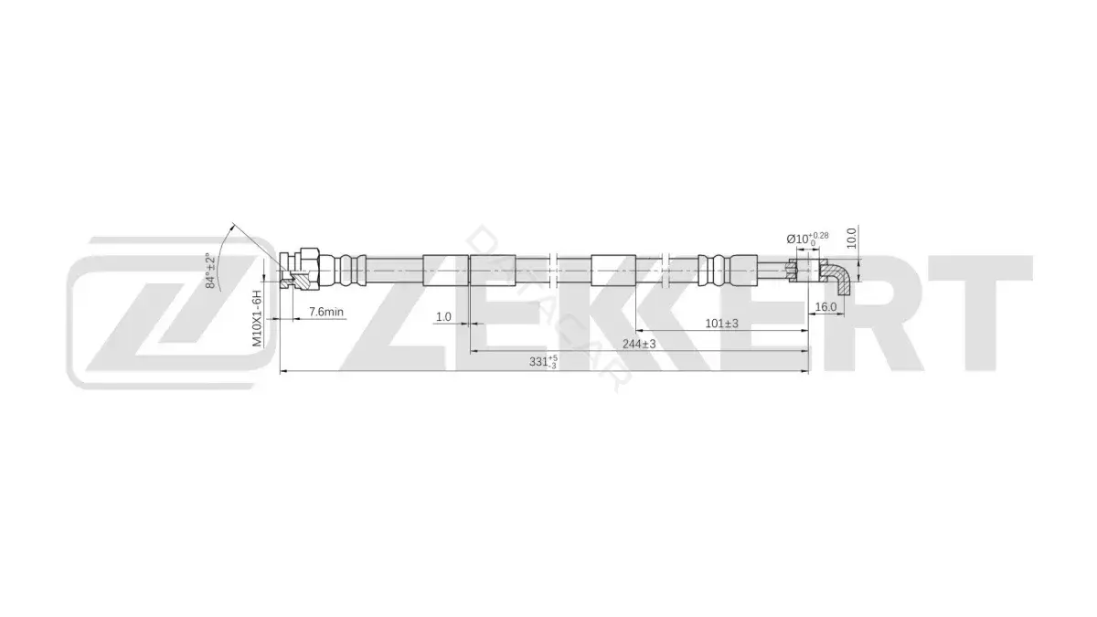Тормозные шланги ZEKKERT BS-9039