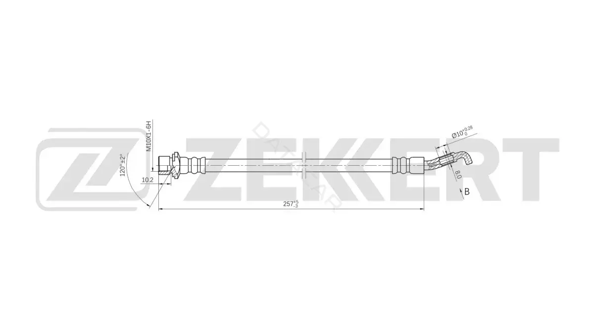 Тормозные шланги ZEKKERT BS-9529