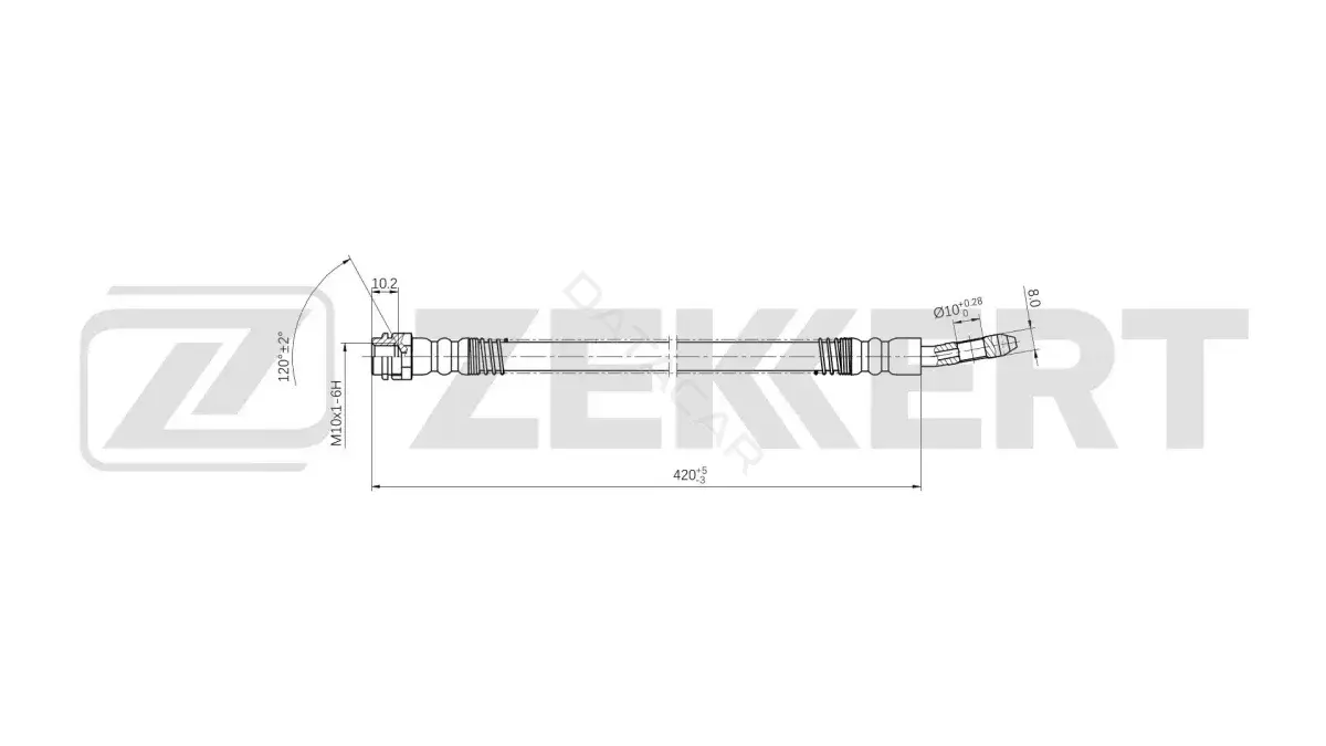Тормозные шланги ZEKKERT BS-9556