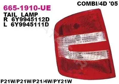 Задние фонари DEPO 665-1910R-UE