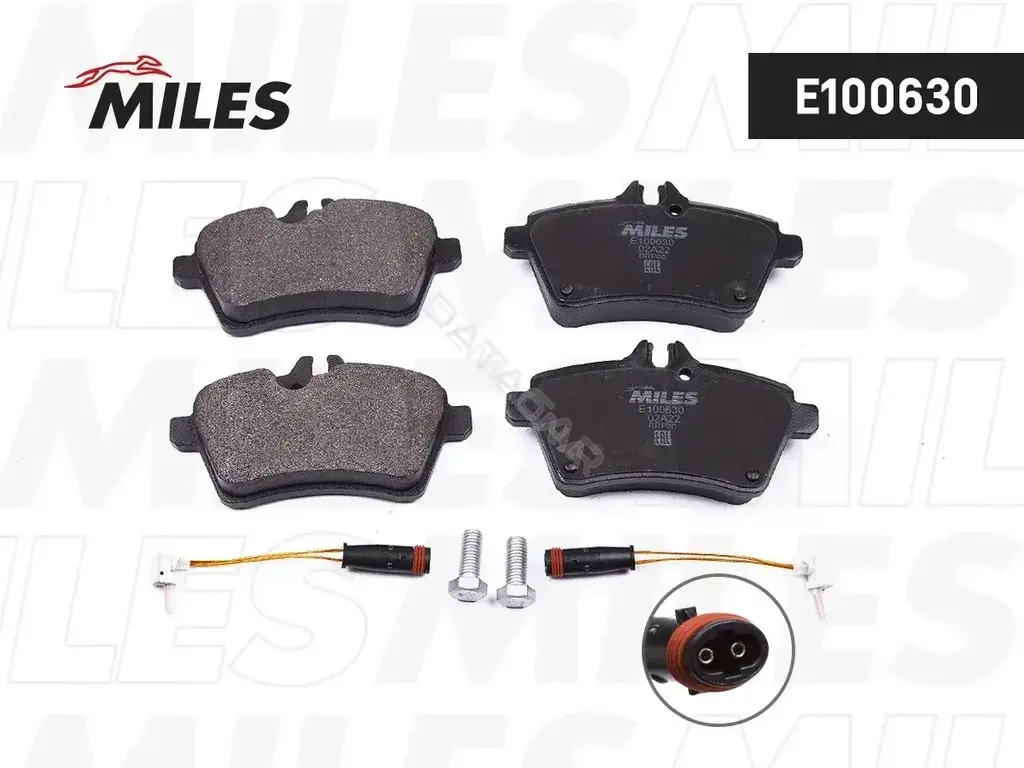 Тормозные колодки MILES E100630