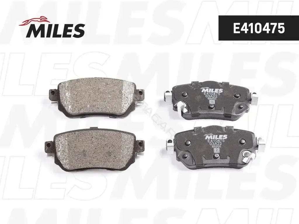 Тормозные колодки MILES E410475