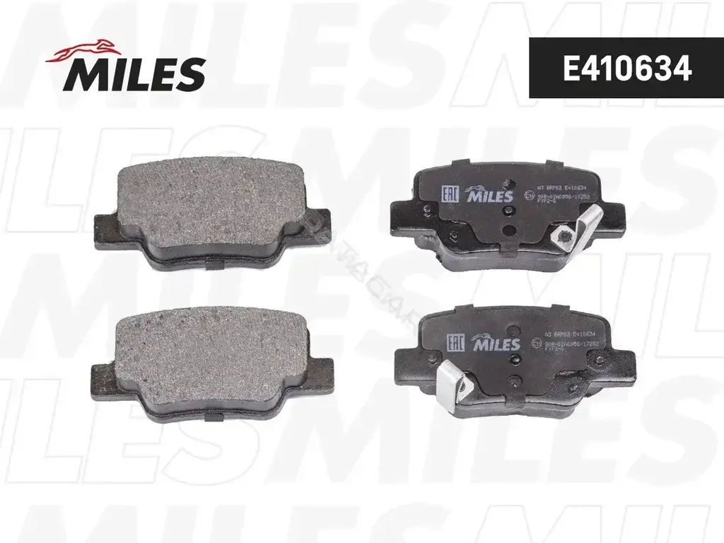 Тормозные колодки MILES E410634
