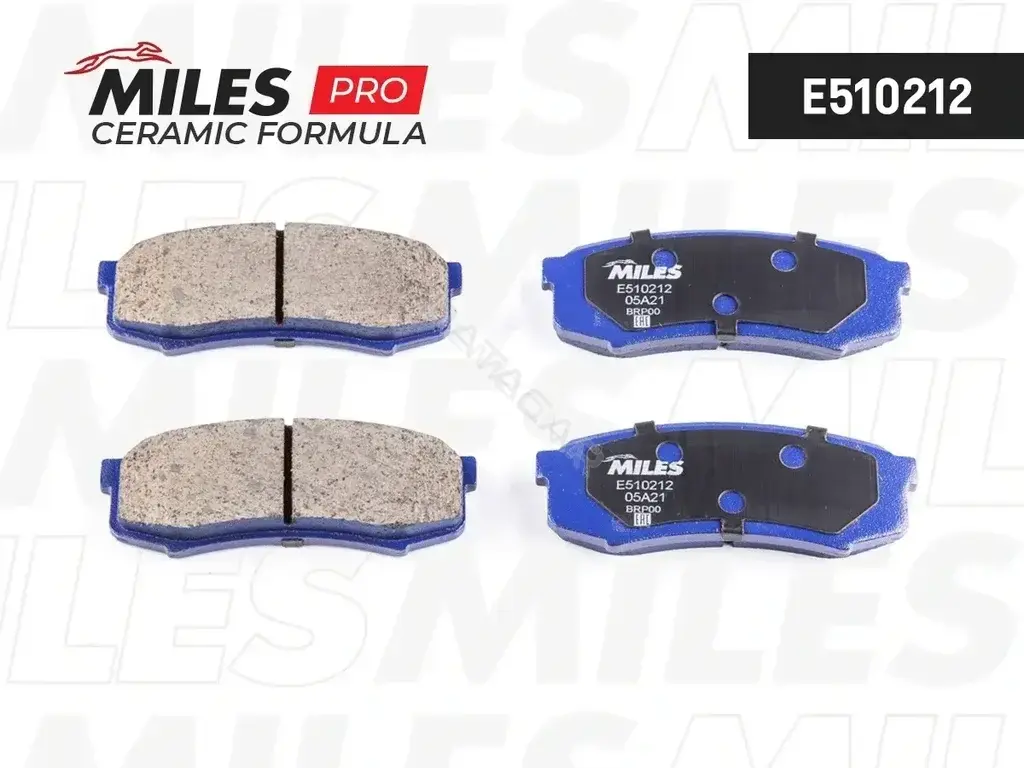 Тормозные колодки MILES E510212
