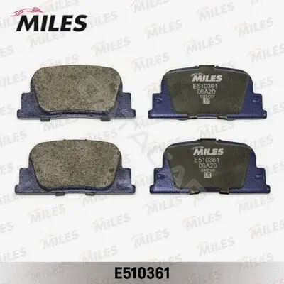 Тормозные колодки MILES E510361