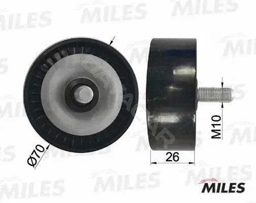 Натяжной ролик ГРМ MILES AG03075