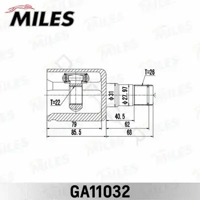 Шрус MILES GA11032