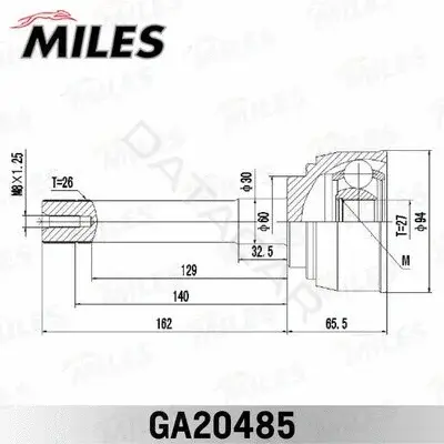 Шрус MILES GA20485