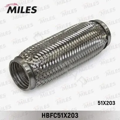 Гофра глушителя MILES HBFC51X203