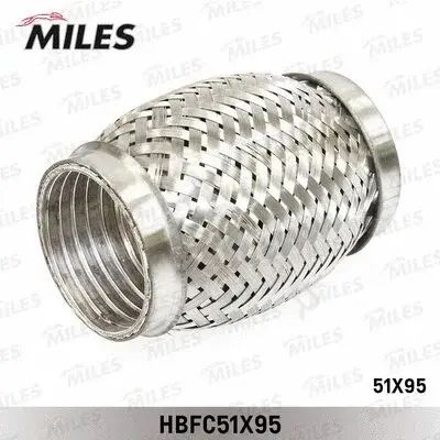 Гофра глушителя MILES HBFC51X95