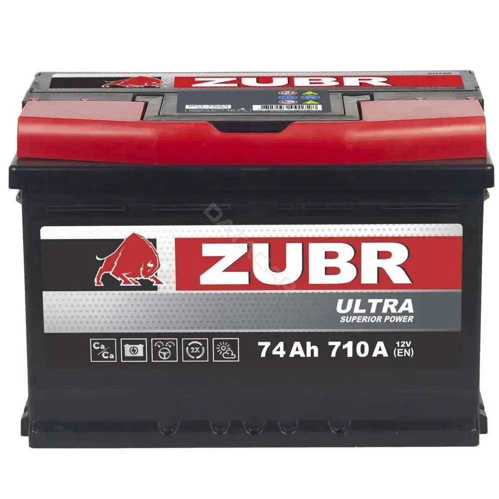 Аккумулятор ZUBR ZU740
