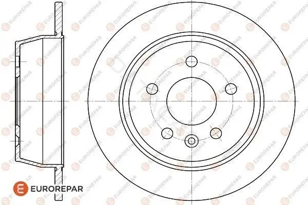 Тормозные диски EUROREPAR 1618881880